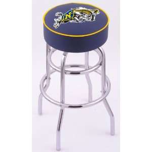United States Naval Academy Steel Stool with 4 Logo Seat and L7C1 