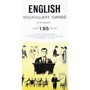    English Vocabulary Cards Visual Education Association Books