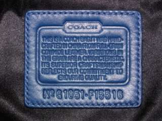 Coach Patent Ashley Carryall, Cobalt   15516  