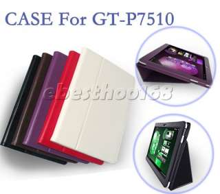  Case Cover With Stand For Samsung Galaxy Tab 10.1 GT P7510 / Black