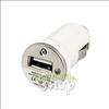 Universal Mini USB Car Charger Adapter White  