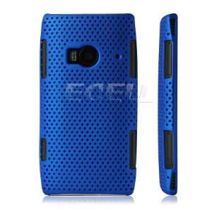   DARK BLUE PERFORATED MESH HARD CASE FOR NOKIA X7 00 X7 Electronics