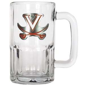 University of Virginia Cavaliers Large Glass Beer Mug  