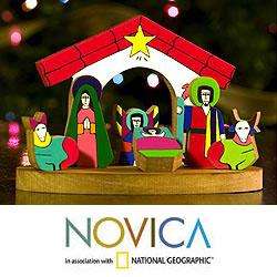 Pinewood Christmas in El Salvador Nativity Scene (El Salvador 