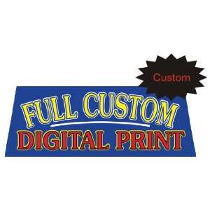  Custom Digital Print Car Window Banner: Home & Kitchen