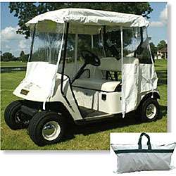 All Season White Golf Cart Cover  