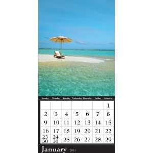  Tropical Beaches 2011 Magnet Calendar (9781604938029) TF 