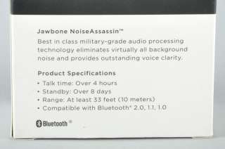 Aliph Jawbone Bluetooth Headset w/Charger, Accessories  