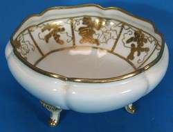 Large Hand Painted Nippon Gold Gilt Bowl MINT c. 1890  