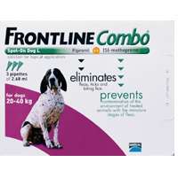 Frontline Plus (Combo) For Dogs 45 88lbs 12 Pipettes  