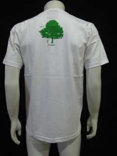 Banksy Big Tree Hug me Funny T Shirt Mens L White New  