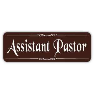  Assistant Pastor Sign Car Bumper Sticker Decal 6 X 2 