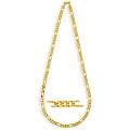 14k Yellow Gold Overlay 20 inch Figaro Necklace Today $ 