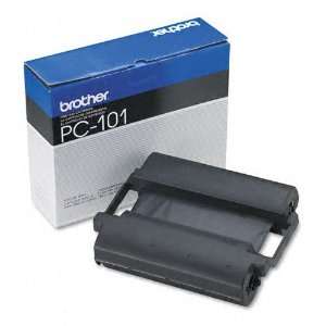  Brother  PC101 Fax Thermal Print Ribbon Cartridge, Black 