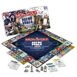  INDIANAPOLIS COLTS SUPER BOWL XLI CHAMPS MONOPOLY GAME 