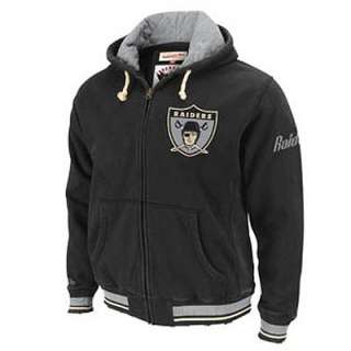 NFL Oakland Raiders Hoody Hoodie Throwback Mitchell & Ness 2X Large 