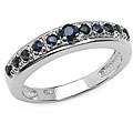 Sterling Silver Genuine Blue Sapphire Ring Today: $40.49 