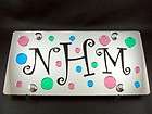 Monogrammed Initials Custom Mirror Laser License Plate Personalized 