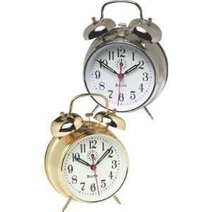  Bulova Wind Up Alarm Clock: Home & Kitchen