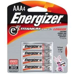  Energizer e2 Titanium Technology AAA 4 Pack X92RP 4 GPS 