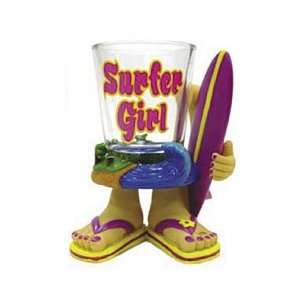 SURFER GIRL   NOVELTY SHOT GLASS   TIKI BAR:  Kitchen 