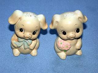   is for a Whimsical Vintage 1950s Japanese Pig Salt & Pepper Shakers
