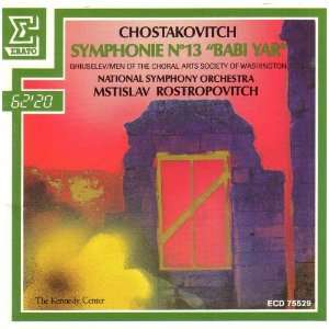  Chostakovitch/ Babi Yar/ Rostropovitch Symphonie No. 13 