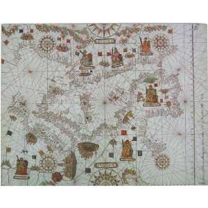  Sea Chart of the Mediterranean Novelty Design Mouse Pad 