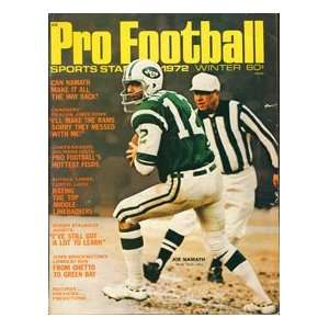   Joe Namath 1972 Pro Football Sports Stars Magazine: Sports & Outdoors