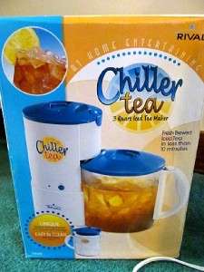 RIVAL Chiller Iced Tea Maker 3 Quart NIB  