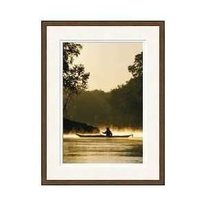  Kayaker Potomac River Maryland Framed Giclee Print