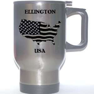  US Flag   Ellington, Connecticut (CT) Stainless Steel Mug 