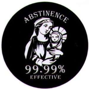  Abstinence 99.99% Effective Button SB3956 Toys & Games