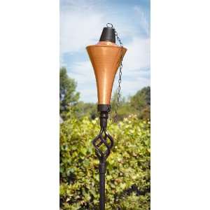  72 Inch Hammered Copper Plated Torch (set Of 6)