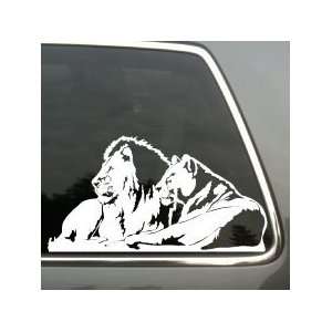  Lion and lioness vinyl decal big: Everything Else