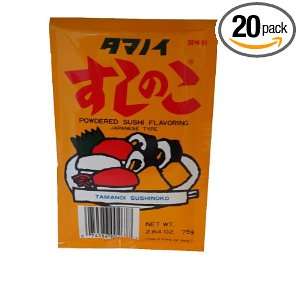Tamanoi Sushinoko Rice Seasoning, 2.65 Ounce Units (Pack of 20 