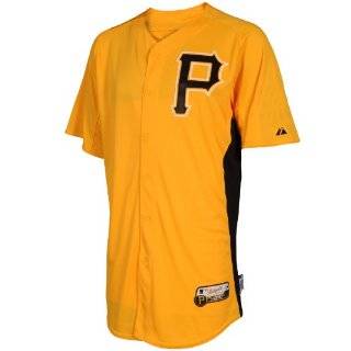 Mens Pittsburgh Pirates Cool Base Auth Button Down Front Batting 