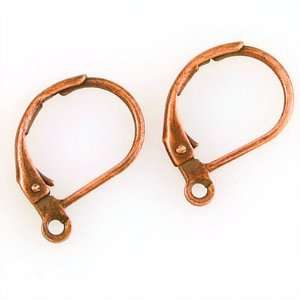  Oxidized Copper Lever Back Earrings Arts, Crafts & Sewing