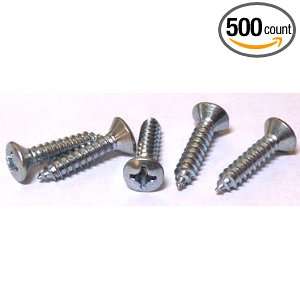 Self Tapping Screws Phillips / Oval Head / Type AB / 18 8 Stainless 