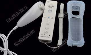 Wiimote Built in Motion Plus Remote And Nunchuck Controller For 