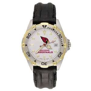   Arizona Cardinals Mens NFL All Star Watch (Leather Band): Sports