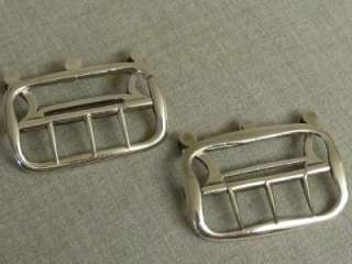 SUPERB PAIR OF GEORGIAN HALLMARKED SOLID SILVER BUCKLES  
