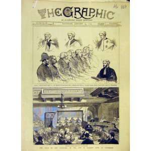   1879 City Glasgow Bank Edinburgh Trial Directors Print