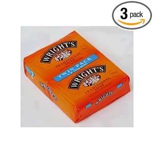 Wrights Traditional Soap with Coal Tar Fragrance Twin Pack, Count 3 