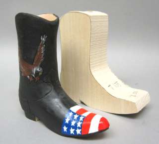 Basswood Cowboy Boot Cutout   Ready to Carve (T 108)  