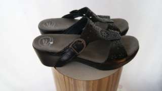 DANSKO black SAPPHIRE SANDAL shoes size 40 US 9.5 10  