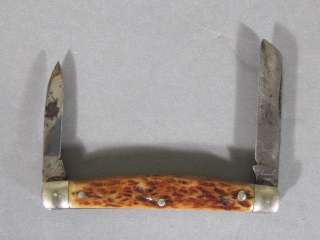 Remington 2 Blade Pocket Knife w/ Circle Marks  