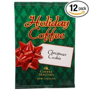 Coffee Masters Perfect Potful Christmas Cookie, 1.5 Ounce Packets 