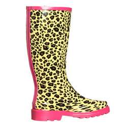 Womens Clio Cheetah Rain Boots  