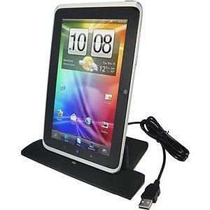  HTC Flyer/EVO View 4G 2 In 1 Desktop Cradle Charger Cell 